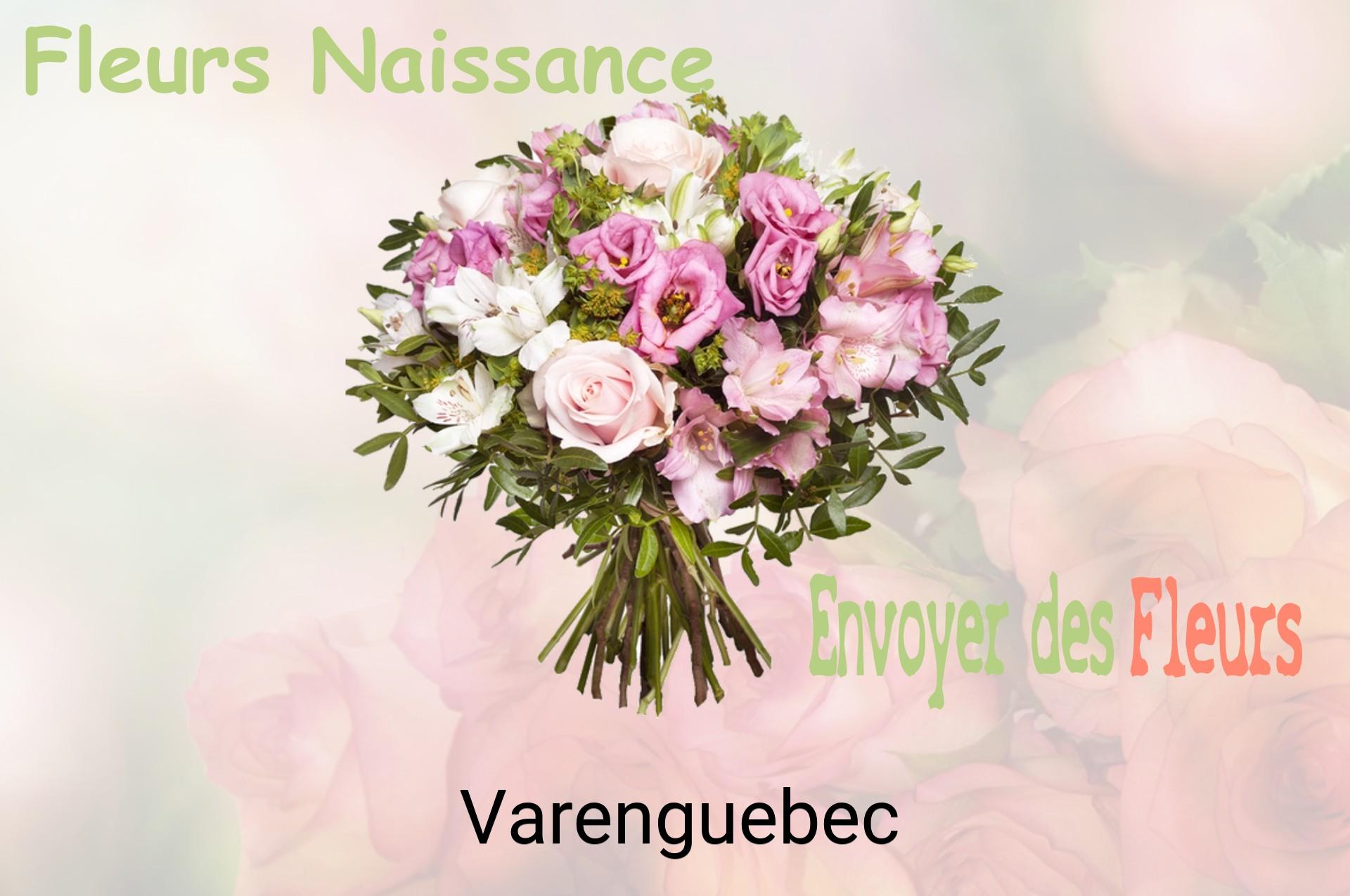 Bouquet de fleurs de naissance livré à Varenguebec